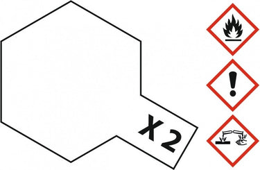 Tamiya hobbyverf acrylverf - x-2 white - gloss - acryl - 23ml verf potje - 23 ml
