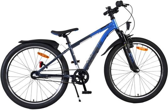 Volare xc race kinderfiets - 24 inch - blauw grijs - nexus 3