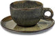 Surface by sergio herman serax cappuccino kopjes met schotel - indi grey - 4 stuks
