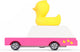 Candylab toys candycar world: duckie wagon (w806) 8,9x3,8x6,4cm, wooden diecast, magnetic, in giftbox, 3+