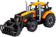 Cavallino tractor met lader geel, schaal 1:32