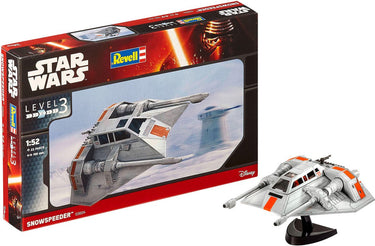 Revell modelbouwpakket ruimtevaart - 03604 star wars snowspeeder plastic - 1:52 - modelbouw