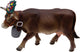 Bullyland 62615 – speelfiguur en verzamelfiguur alpenkoe darina – ca. 9 cm – levensecht en detailrijk vormgegeven – ideaal als educatief speelfiguur, taartdecoratie of klein cadeautje voor kinderen vanaf 3 jaar.