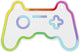 Merkloos sans marque neon led rgb gamepad - lamp - wandlamp - gaming - led - rgb