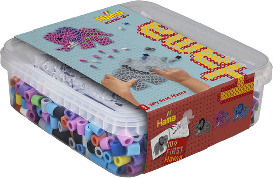 Hama maxi strijkkralenset in box - olifant