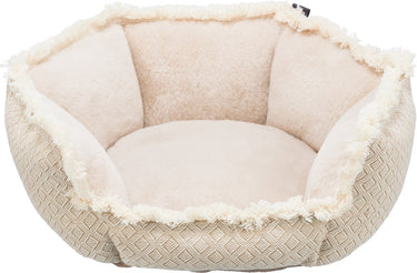 Trixie - hondenmand boho - hoekig - beige - 65x65 cm