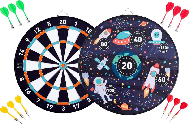 Load image into Gallery viewer, Engelhart magnetisch dartbord dubbelzijdig - ruimte
