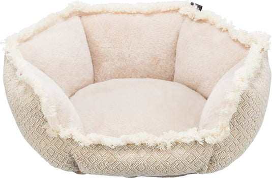 Trixie hondenmand boho hoekig beige