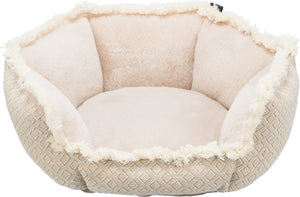 Trixie - hondenmand boho - hoekig - beige - 65x65 cm