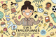 Borgerhoff lamberigts eva’s familieplanner 2026–2027 – weekplanner voor 5 personen met stickers en extra kolommen