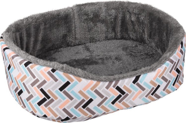 Flamingo knaagdierenmand clavio ovaal - slaapplaats - 35x28x11 cm multi-color