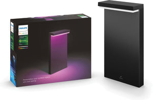 Philips hue nyro sokkellamp - wit en gekleurd licht - zwart
