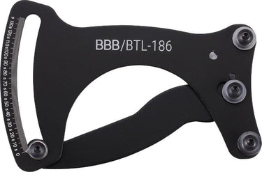 Bbb cycling tensiongauge spakenspanner - voor alle spaken - nauwkeurige spaakspanningsmeter fiets - zwart - fietsgereedschap - btl-186