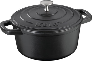 Kela braadpan gietijzer zwart, 21 cm - | calido