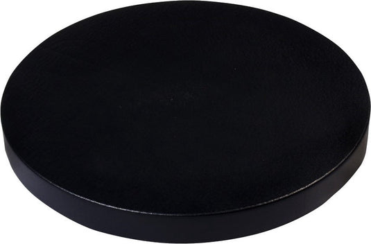 Nature - planttrolley met wieltjes - ø29cm - zwart - kunststof