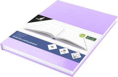 Kangaro schoolschrift - a5 - lijn - 160 pagina's - 80 grams - harde kaft - pastel violet