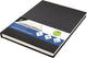 Kangaro - dummyboek - a5 - zwart - 160 blanco pagina's - hard linnen cover