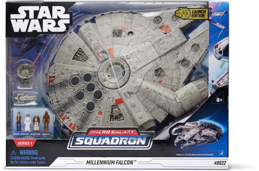 Jazwares star wars feature vehicle met figure millennium falcon 23 cm vehicles