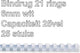 Fellowes plastic bindruggen - 6 mm - 21-ringen - a4 - wit