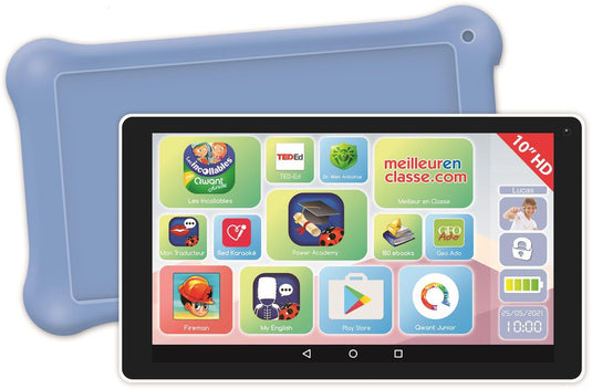 Lexibook - lexitab 10 - tablet voor kinderen met educatieve apps, games en ouderlijk toezicht - inclusief beschermhoes