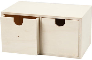Creativ company houten ladenkast 9,2x17,7 cm