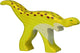 Holztiger dinos - staurikosaurus - 14x2x8cm - houten figuur - handgemaakt