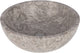 Differnz boomer waskom - 21x12cm - rond - marmer - grijs