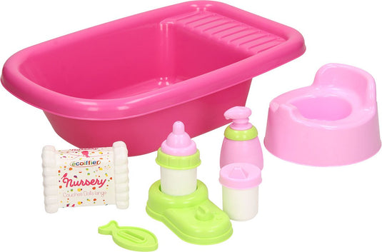 Ecoffier ecoiffier poppenbad met accessoires