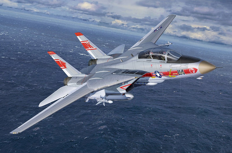 Load image into Gallery viewer, Revell modelbouwpakket vliegtuigen - 03782 grumman f-14a tomcat - straaljager plastic - 1:144 - modelbouw
