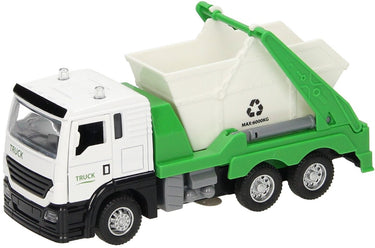 Lobbes speelgoed bv truck met afvalcontainer licht geluid
