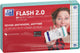 Oxford flash 2.0 - flashcards - geruit 5mm - a7 - mint groene rand - 80 stuks