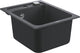 Grohe k700 composiet spoelbak - 40cm - inbouw - met overloop en automatische afvoer - granite black