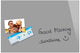 Sigel glasmagneetbord - be!board - 60x40cm - composiet grijs - si-b1206