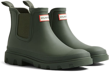 Hunter unisex downpour chelsea dark olive - maat 38