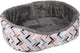Flamingo knaagdierenmand clavio ovaal - slaapplaats - 35x28x11 cm multi-color