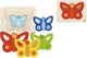 Goki lagenpuzzel vlinder, 5 lagen