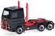 Herpa scania 143 streamline 3a.+ dakdrager en uitlaat, zwart rood