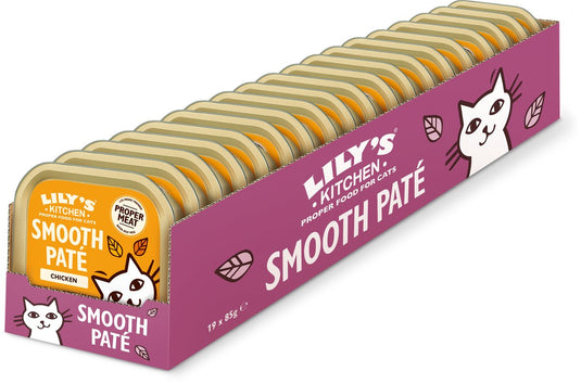 Lily's kitchen - kattenvoer - natvoer - smooth paté met kip - 19 x 85 g