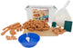 Teifoc ® bouwdoos – creatieve box – 145 onderdelen – echte mini bakstenen met cement, kom en troffel – bouwpakket voor kinderen vanaf 6 jaar