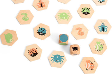 Bs toys houten beestjes zoekspel, 20dlg.