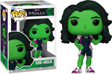 Funko shehulk verzamelfiguur marvel pop! she-hulk 9 cm multicolours