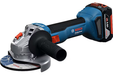 Bosch blauw bosch gws 18v-8 125mm solo doos accu haakse slijper