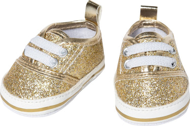 Heless poppensneakers glitter goud, 38-45 cm