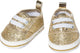 Heless poppensneakers glitter goud, 38-45 cm