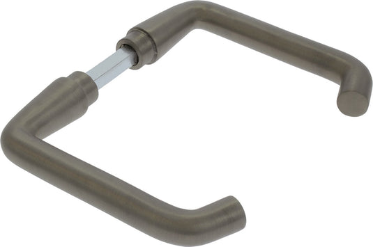 Starx deurklink zilver - deurbeslag - deurkruk coupe - aluminium f9
