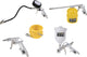 Powerplus powair0020 pneumatische basisset - 5 delig - incl. waspistool, bandenvulpistool, luchtpistool, spiraalslang en verfspuit