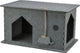 Trixie - kattenmand - huis lene - vilt - grijs - 54x30x35 cm