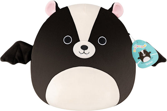 Squishmallows - medium plush 30cm skyler - black skunk bat