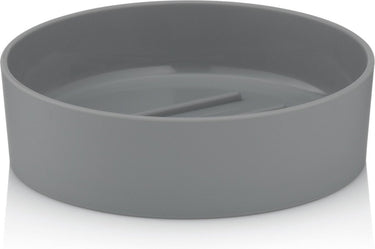Kela gray - zeepschaal - kunststof - licht grijs