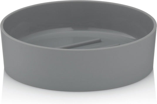 Kela gray - zeepschaal - kunststof - licht grijs